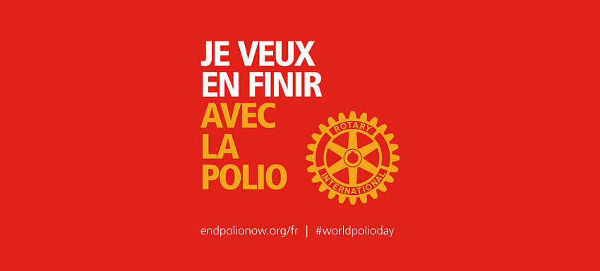 A propos de Polio plus : « Ne pas baisser les bras » 