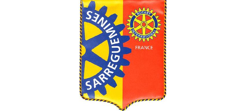 Fanion du Rotary Club de Sarreguemines