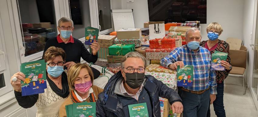 Boites de Noël solidaire du Rotary : A pleine hotte 