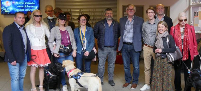 Ozone-Rotary, un chien pour aveugle financé par le RC Nancy Héré 