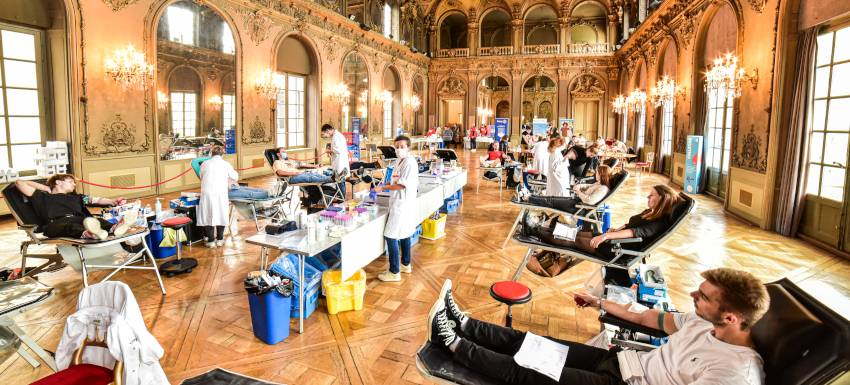 Nancy : plein succès pour le marathon du don du sang