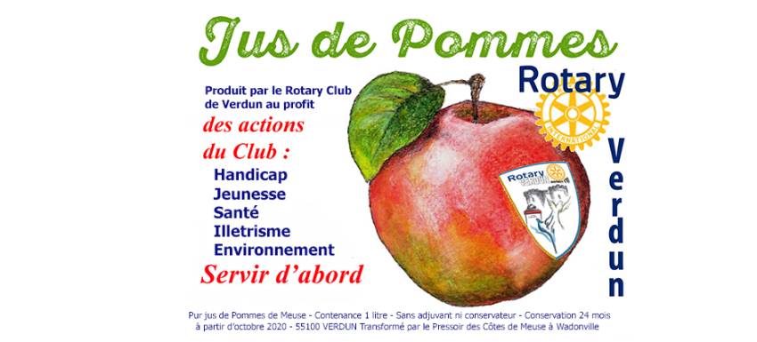 RC Verdun : Opération jus de pomme 2020