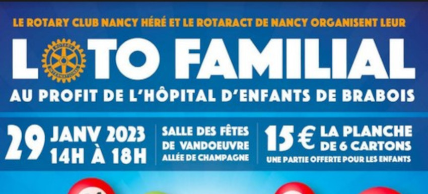 C’est parti pour le loto du Rotary club Nancy Héré