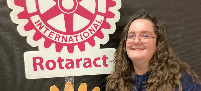 Marlène Simon, élue représentante du Rotaract au District