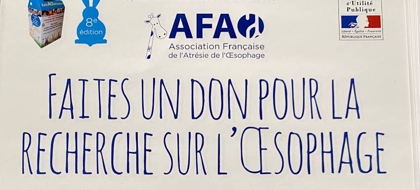 RC Nancy Porte des Vosges : Soutien l’association française de l’atrésie de l’œsophage