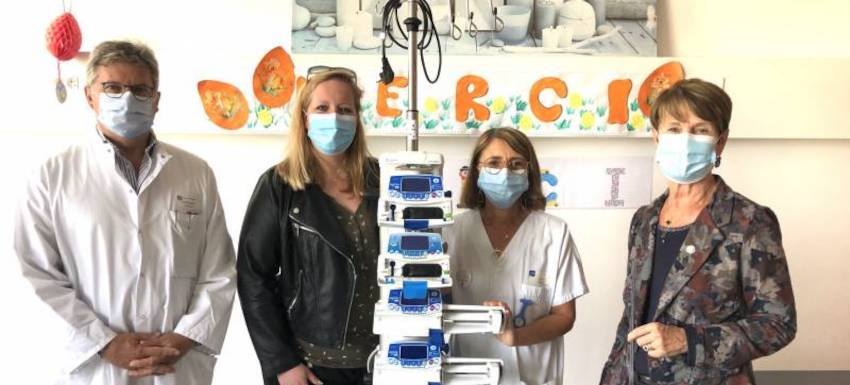 RC Vittel : Un pousse-seringue à l’hôpital d’enfants